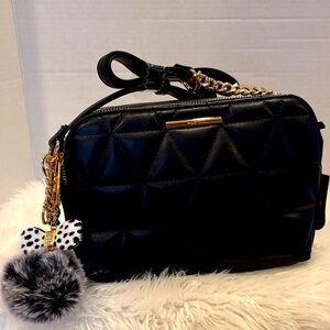 Aldo Black with Gold Hardware Quilted Handbag/NWT